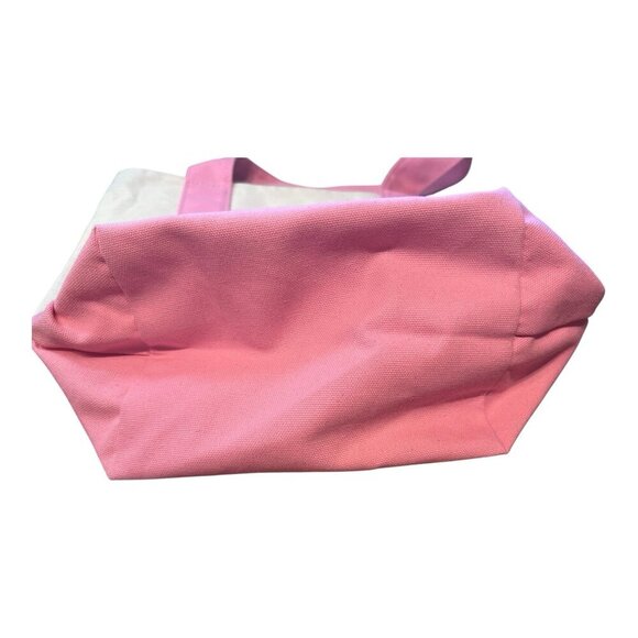 Trader Joe’s Mini Pastel Pink Canvas Tote Bag NWT - Picture 3 of 5